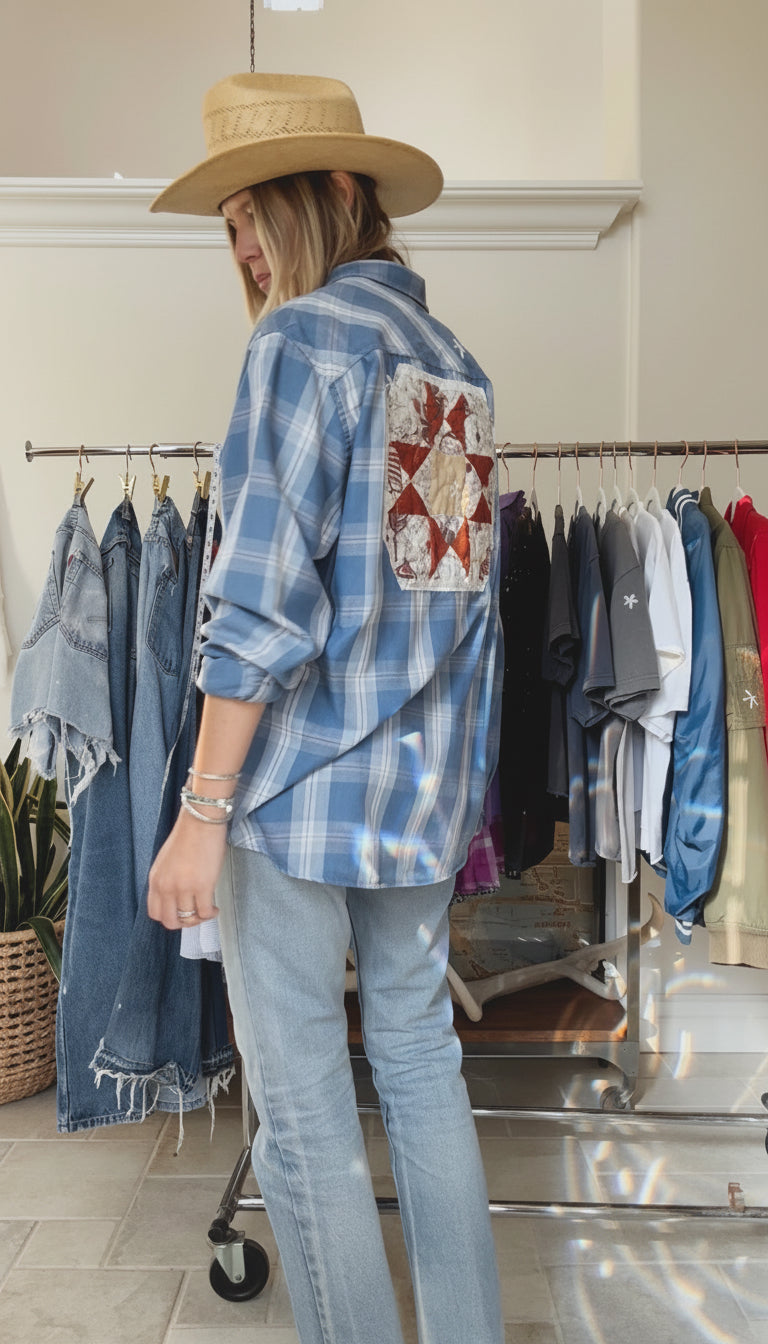 QUILTED RANCHER - SEA SALT
